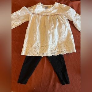 Girls 2T cotton tunic outfit